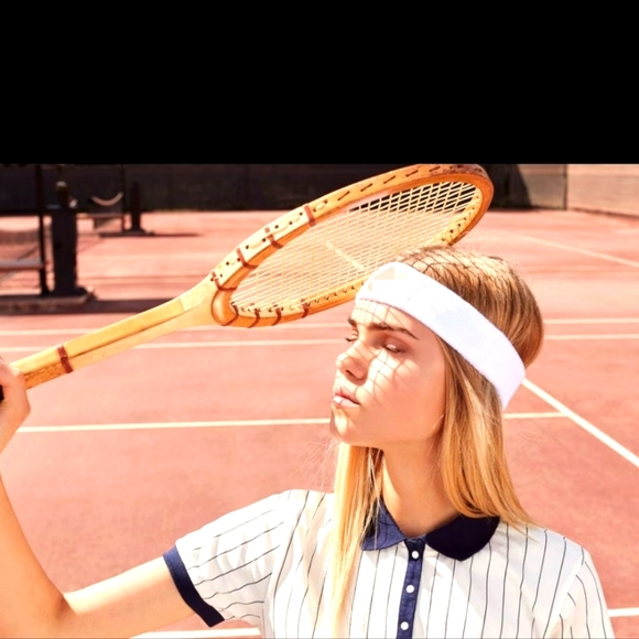 Prince Tennis Sweatband Headband Terry Head Band Sporty and Rich Vintage Collab - Picture 2 of 7